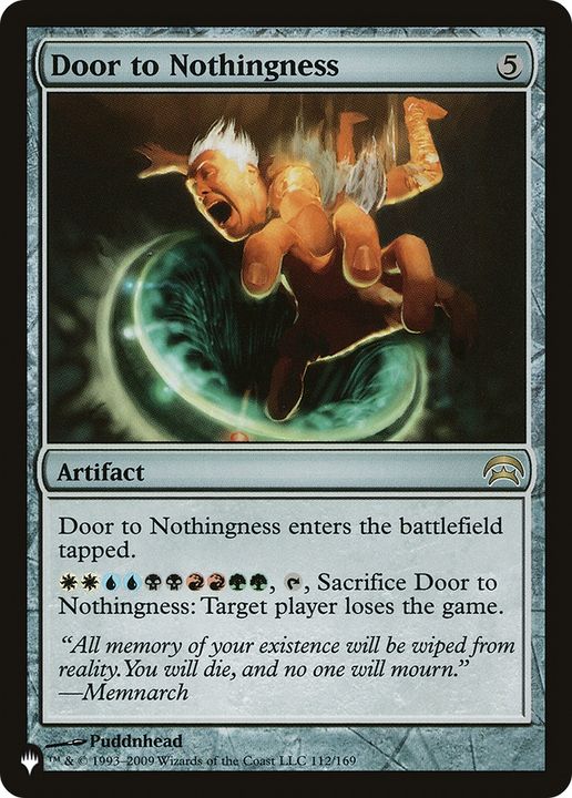 Door to Nothingness in the group Magic the Gathering / Types / Artifacts / Artifact at Proxyprinters.com (71298)