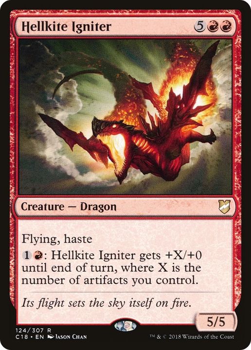 Hellkite Igniter in the group Magic the Gathering / Sets / Commander 2018 at Proxyprinters.com (713)