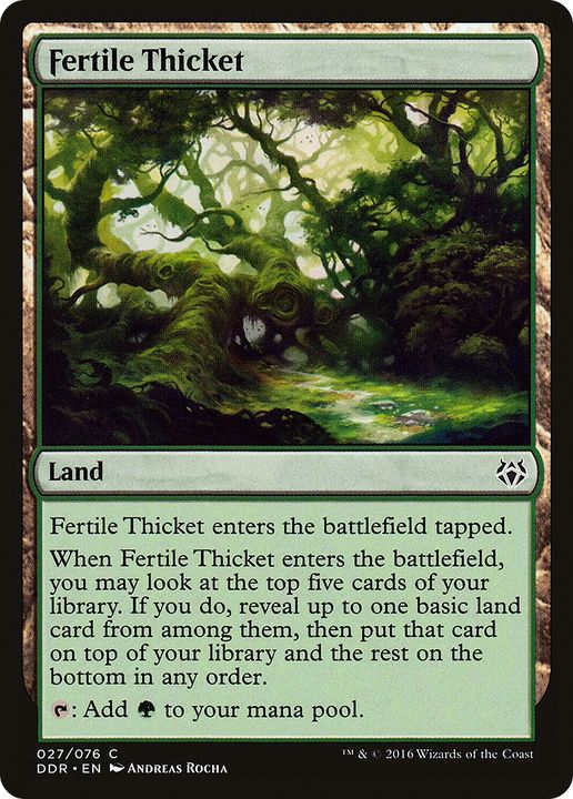 Fertile Thicket in the group Magic the Gathering / Types / Colors / Colorless at Proxyprinters.com (71300)