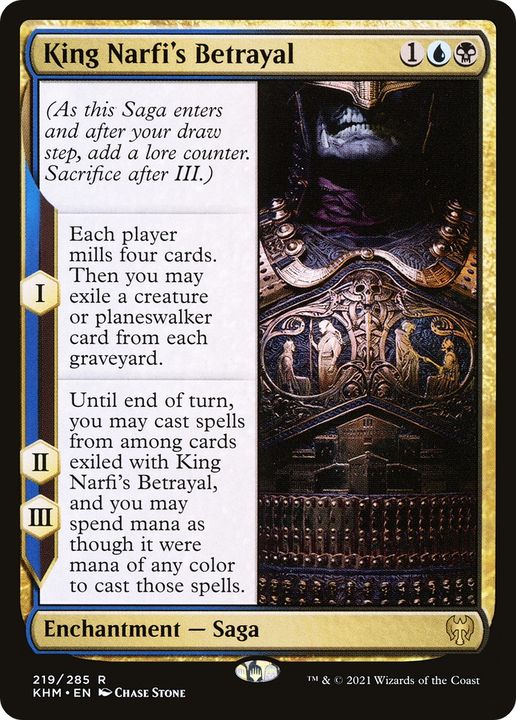 King Narfi's Betrayal in the group Magic the Gathering / Types / Colors / Multicolors / B, U at Proxyprinters.com (71303)