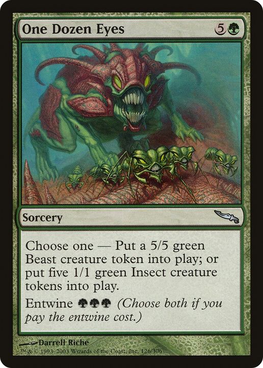 One Dozen Eyes in the group Magic the Gathering / Types / Colors / Green at Proxyprinters.com (71325)