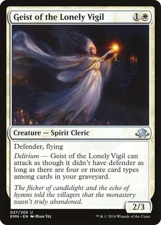 Geist of the Lonely Vigil in the group Magic the Gathering / Types / Colors / White at Proxyprinters.com (7134)