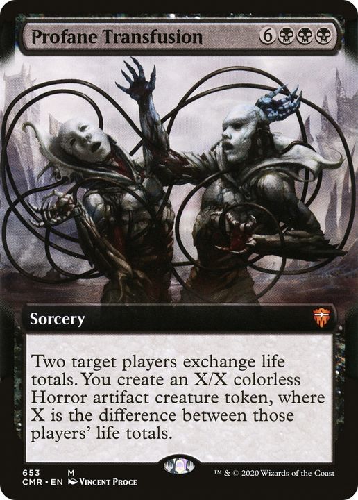 Profane Transfusion in the group Magic the Gathering / Types / Colors / Black at Proxyprinters.com (71356)