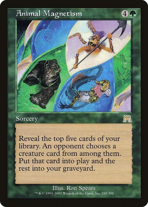 Animal Magnetism in the group Magic the Gathering / Types / Colors / Green at Proxyprinters.com (71363)