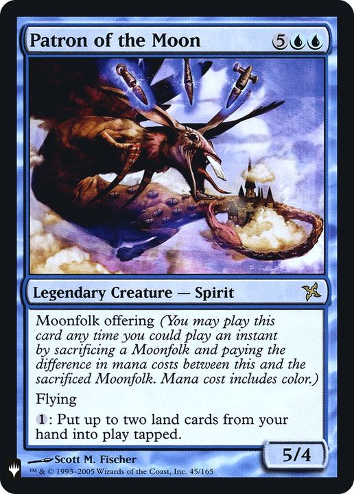 Patron of the Moon in the group Magic the Gathering / Types / Colors / Blue at Proxyprinters.com (71399)