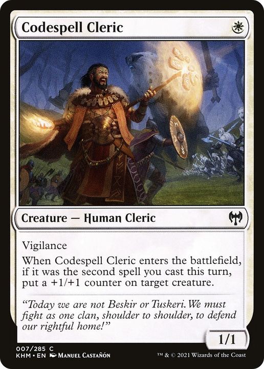 Codespell Cleric in the group Singles at Proxyprinters.com (7140)