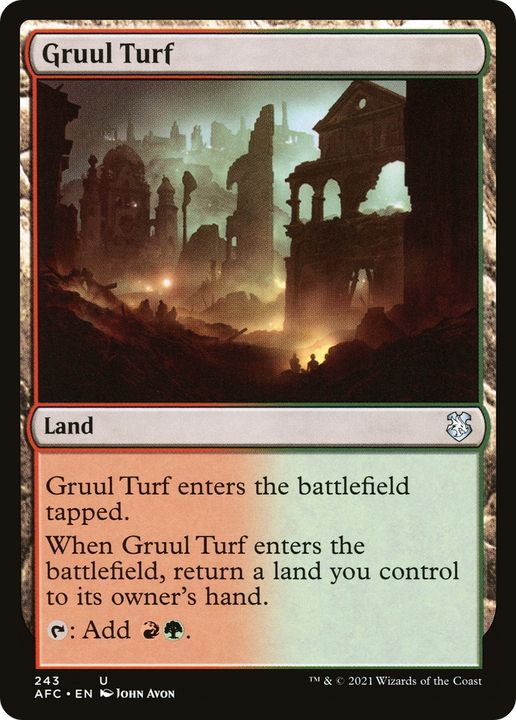 Gruul Turf in the group Magic the Gathering / Sets / Forgotten Realms Commander at Proxyprinters.com (71402)