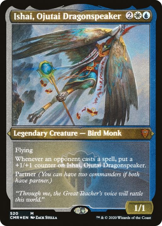 Ishai, Ojutai Dragonspeaker in the group Magic the Gathering / Types / Colors / Multicolors / U, W at Proxyprinters.com (71415)