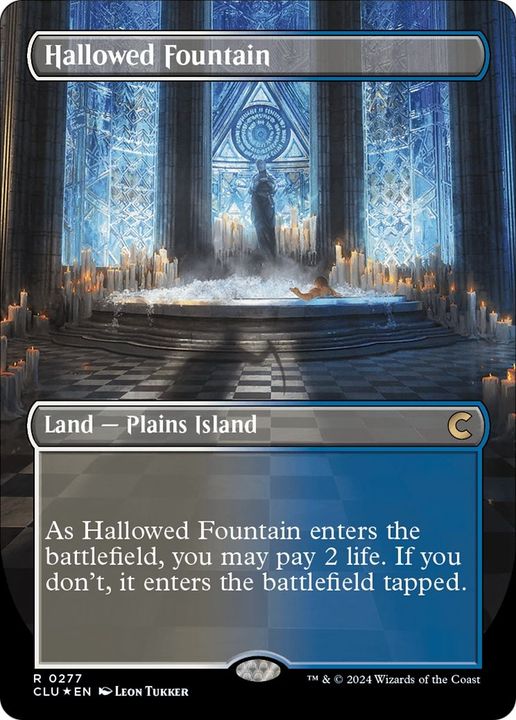 Hallowed Fountain in the group Magic the Gathering / Types / Land / Island at Proxyprinters.com (7142)