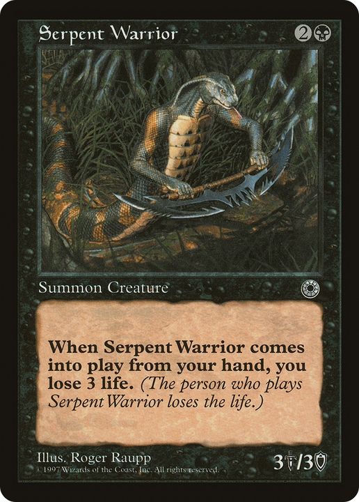 Serpent Warrior in the group Advanced search at Proxyprinters.com (71426)