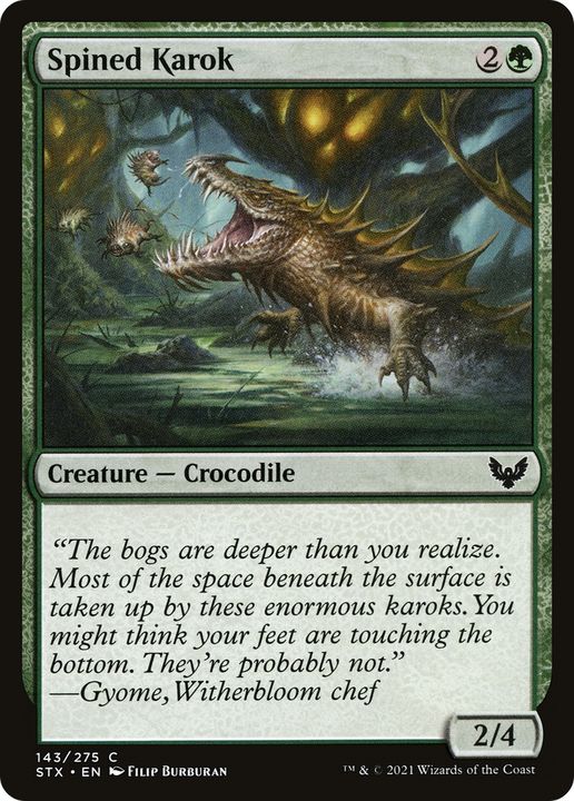 Spined Karok in the group Magic the Gathering / Types / Colors / Green at Proxyprinters.com (71458)