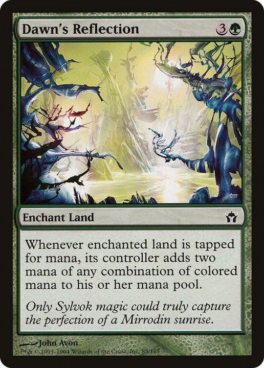 Dawn's Reflection in the group Magic the Gathering / Types / Colors / Green at Proxyprinters.com (7146)