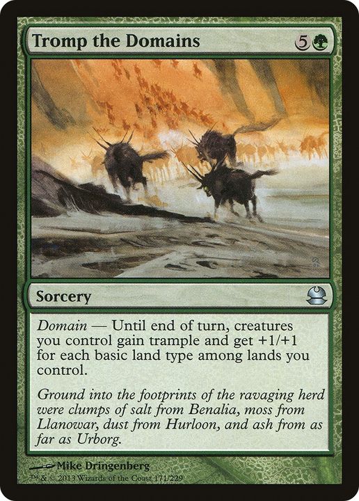 Tromp the Domains in the group Magic the Gathering / Types / Colors / Green at Proxyprinters.com (71464)