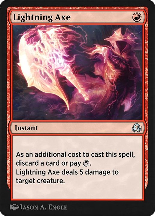 Lightning Axe in the group Magic the Gathering / Types / Colors / Red at Proxyprinters.com (715)