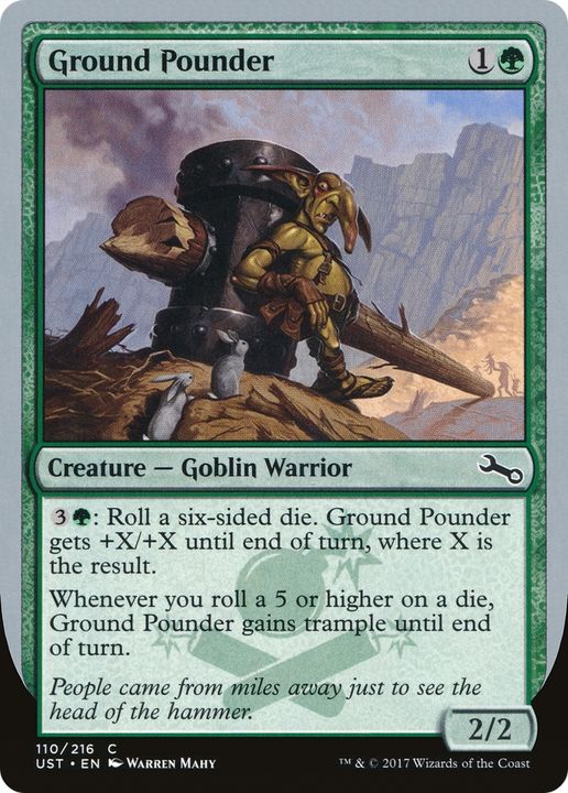 Ground Pounder in the group Magic the Gathering / Sets / Unstable Promos at Proxyprinters.com (71509)