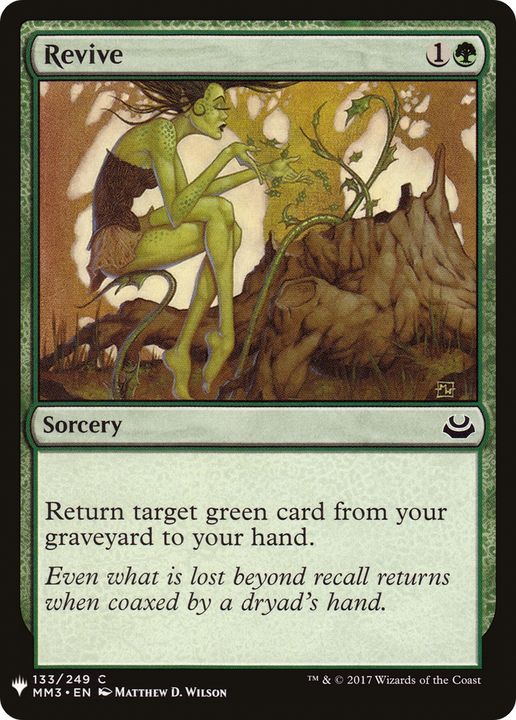 Revive in the group Magic the Gathering / Sets / The List at Proxyprinters.com (71530)