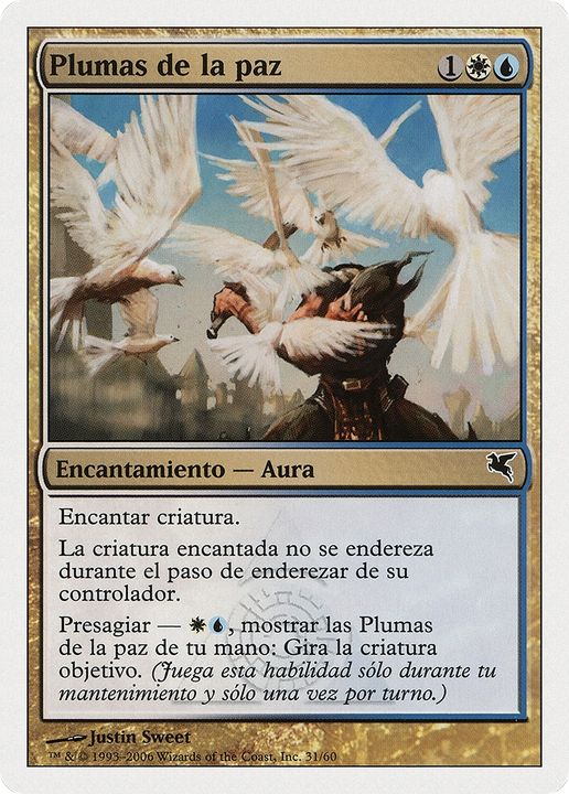 Plumes of Peace in the group Magic the Gathering / Types / Colors / Multicolors / U, W at Proxyprinters.com (71572)