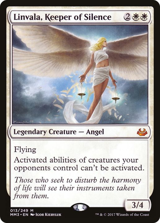 Linvala, Keeper of Silence in the group Magic the Gathering / Sets / Modern Masters Tokens at Proxyprinters.com (71575)