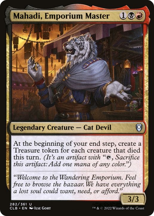 Mahadi, Emporium Master in the group Magic the Gathering / Sets / Commander Legends: Battle for Baldur's Gate at Proxyprinters.com (71588)