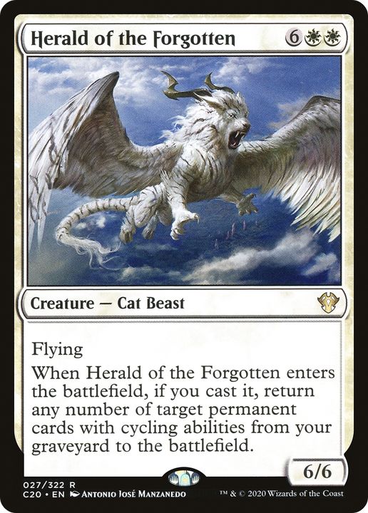 Herald of the Forgotten in the group Magic the Gathering / Types / Colors / White at Proxyprinters.com (71592)