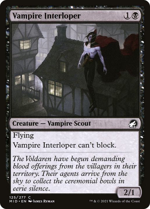 Vampire Interloper in the group Magic the Gathering / Sets / Innistrad: Midnight Hunt at Proxyprinters.com (71603)