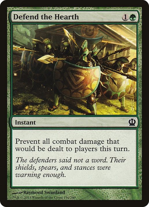 Defend the Hearth in the group Magic the Gathering / Types / Colors / Green at Proxyprinters.com (71609)