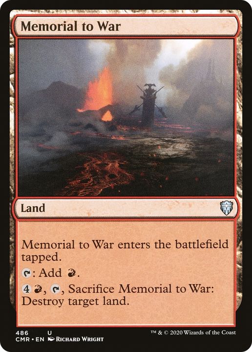 Memorial to War in the group Magic the Gathering / Sets / Commander Legends at Proxyprinters.com (71638)