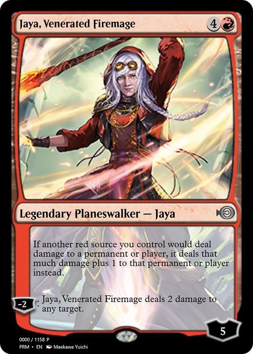 Jaya, Venerated Firemage in the group Magic the Gathering / Types / Colors / Red at Proxyprinters.com (7164)