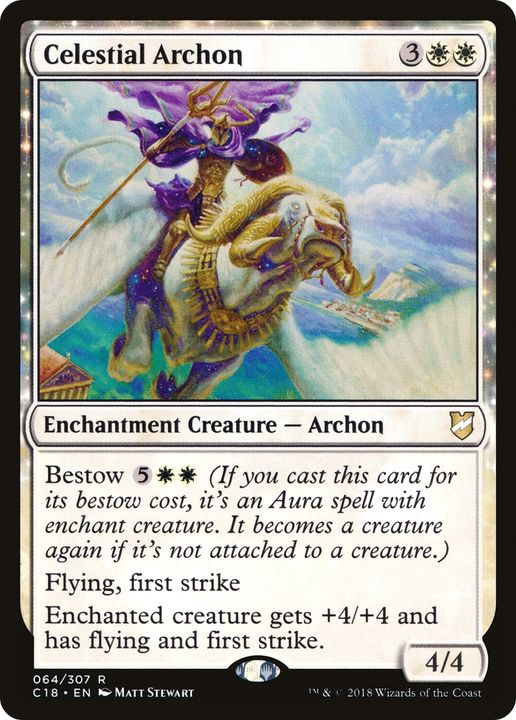 Celestial Archon in the group Magic the Gathering / Sets / Commander 2018 at Proxyprinters.com (71664)