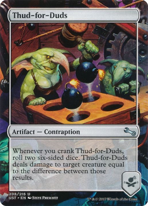 Thud-for-Duds in the group Magic the Gathering / Sets / Unstable Promos at Proxyprinters.com (71668)