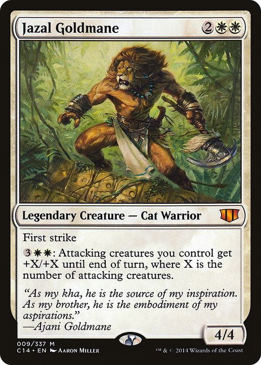 Jazal Goldmane in the group Magic the Gathering / Sets / Commander 2014 at Proxyprinters.com (71675)