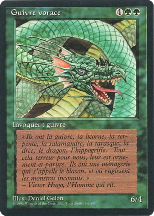 Craw Wurm in the group Magic the Gathering / Types / Colors / Green at Proxyprinters.com (71702)