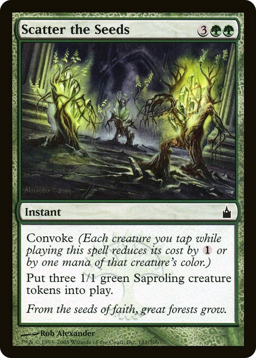 Scatter the Seeds in the group Magic the Gathering / Types / Colors / Green at Proxyprinters.com (71731)