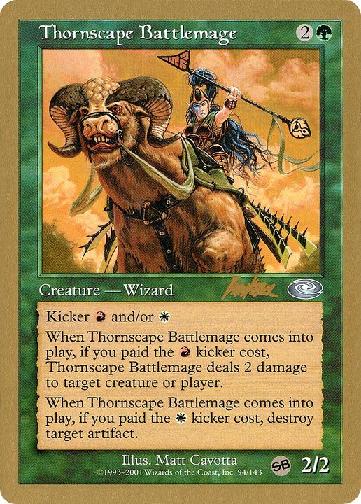 Thornscape Battlemage in the group Magic the Gathering / Types / Creatures / Wizard at Proxyprinters.com (71748)