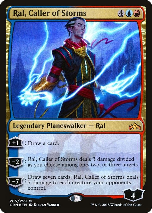 Ral, Caller of Storms in the group Magic the Gathering / Types / Colors / Multicolors / R, U at Proxyprinters.com (71750)