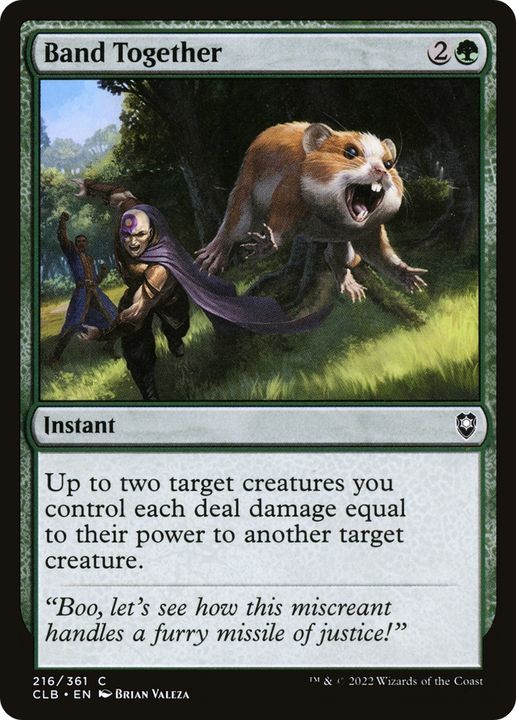 Band Together in the group Magic the Gathering / Types / Colors / Green at Proxyprinters.com (71760)