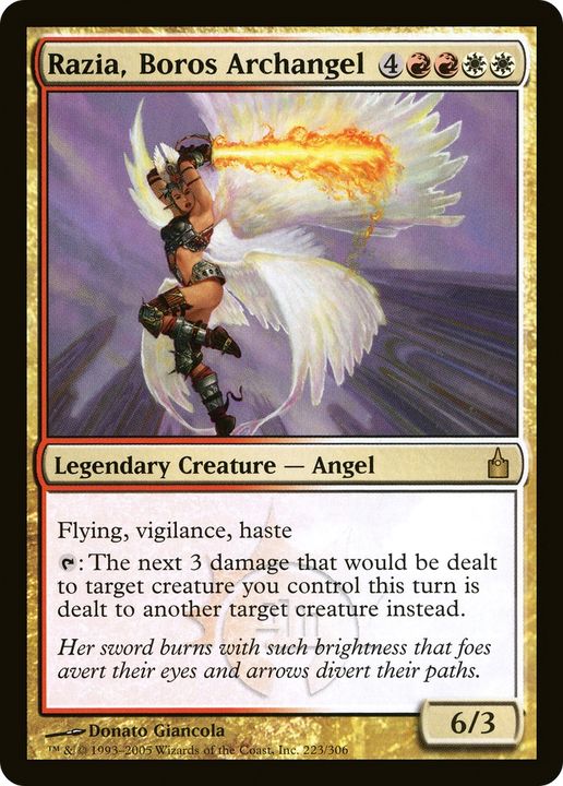 Razia, Boros Archangel in the group Magic the Gathering / Sets / Ravnica: Clue Edition Front Cards at Proxyprinters.com (71766)