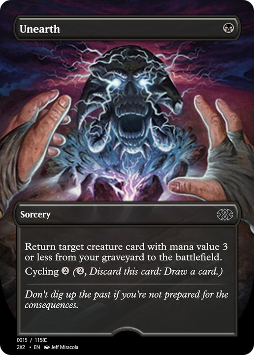 Unearth in the group Magic the Gathering / Types / Colors / Black at Proxyprinters.com (71780)