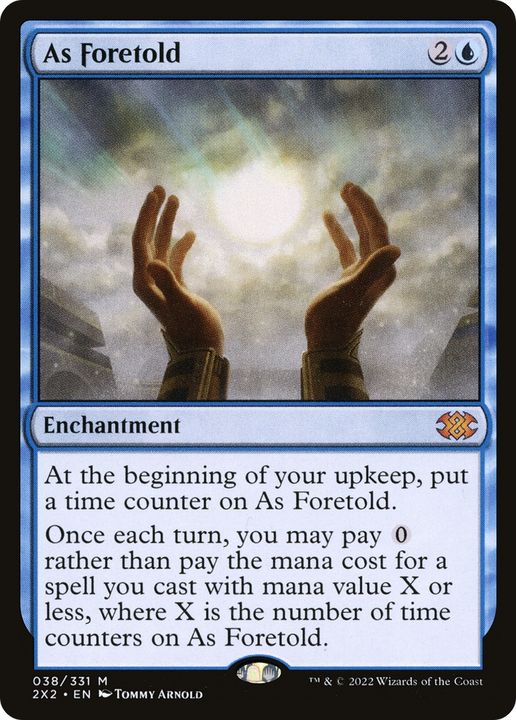 As Foretold in the group Magic the Gathering / Sets / Double Masters 2022 at Proxyprinters.com (71791)