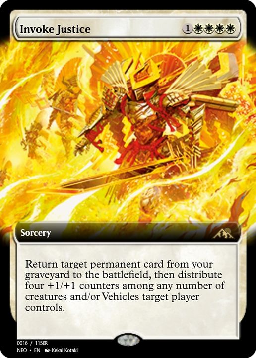 Invoke Justice in the group Magic the Gathering / Types / Colors / White at Proxyprinters.com (71824)