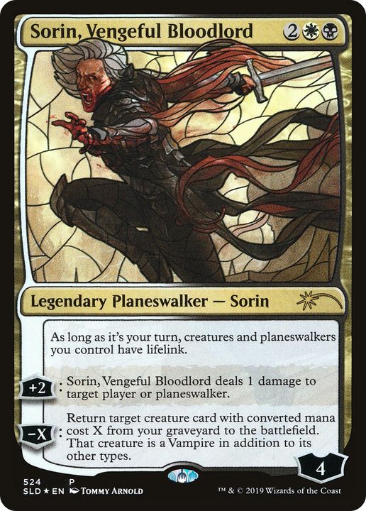 Sorin, Vengeful Bloodlord in the group Magic the Gathering / Types / Colors / Multicolors / B, W at Proxyprinters.com (71836)