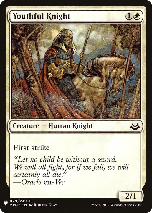 Youthful Knight in the group Singles at Proxyprinters.com (71838)