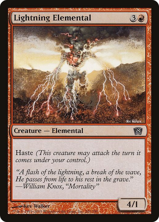 Lightning Elemental in the group Magic the Gathering / Sets / Eighth Edition at Proxyprinters.com (71851)