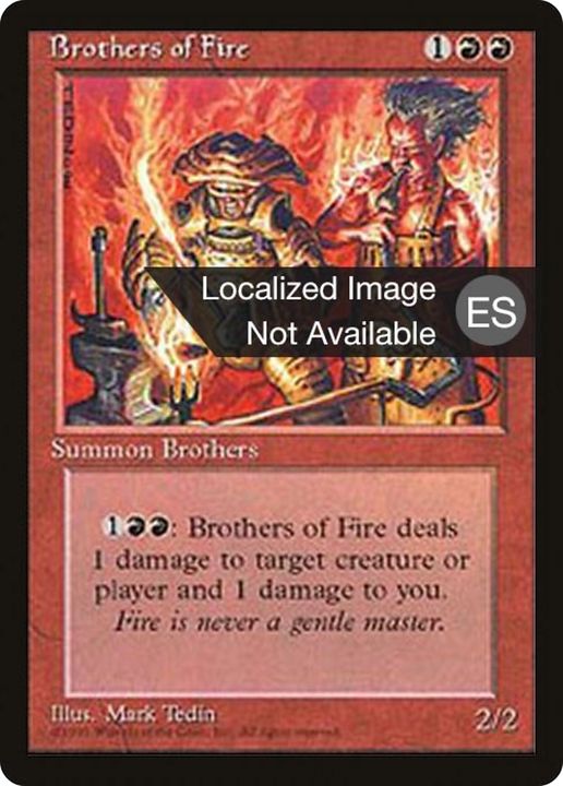 Brothers of Fire in the group Magic the Gathering / Types / Creatures / Human at Proxyprinters.com (71875)