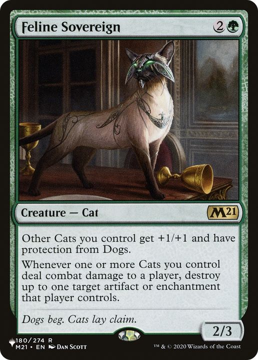 Feline Sovereign in the group Magic the Gathering / Types / Colors / Green at Proxyprinters.com (71896)