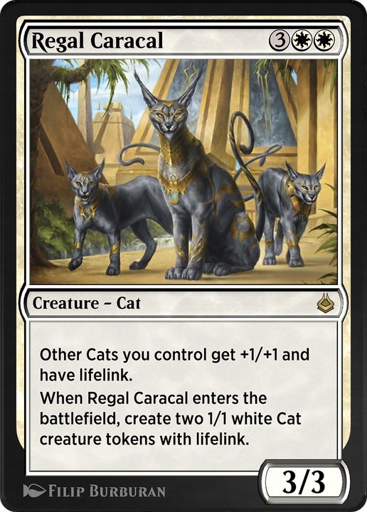 Regal Caracal in the group Magic the Gathering / Sets / Amonkhet Remastered at Proxyprinters.com (71911)