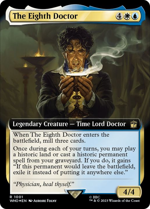 The Eighth Doctor in the group Magic the Gathering / Types / Colors / Multicolors / U, W at Proxyprinters.com (71912)