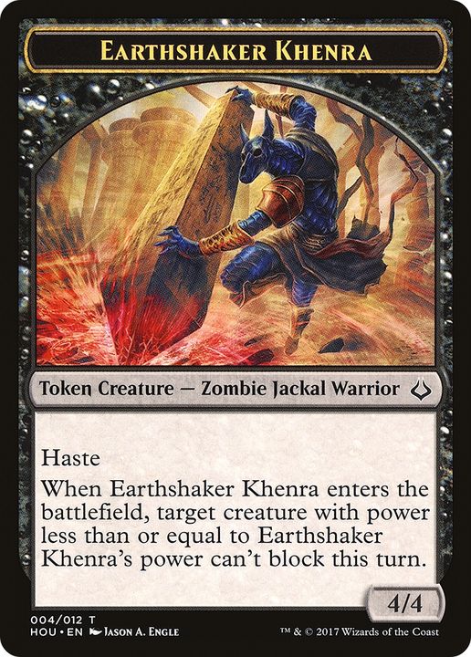 Earthshaker Khenra in the group Magic the Gathering / Types / Creatures / Warrior at Proxyprinters.com (71914)