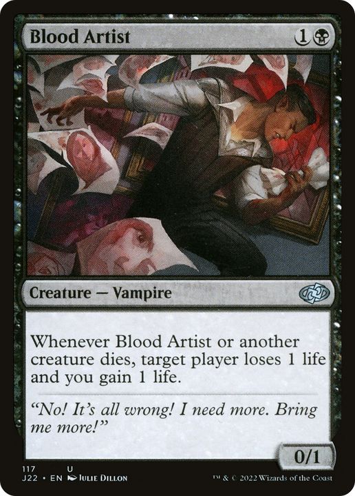 Blood Artist in the group Magic the Gathering / Types / Colors / Black at Proxyprinters.com (71924)