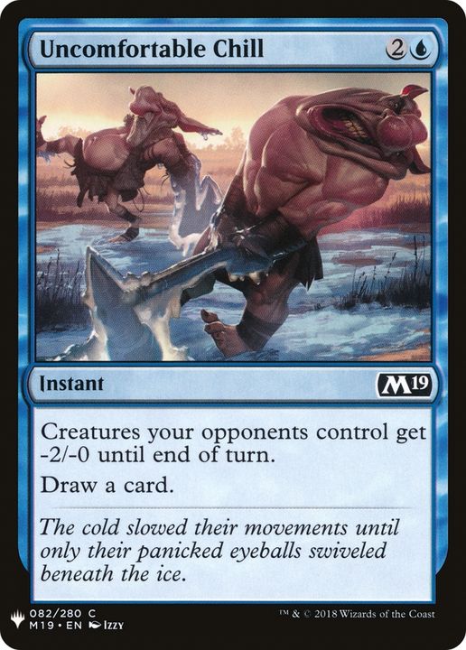 Uncomfortable Chill in the group Magic the Gathering / Types / Colors / Blue at Proxyprinters.com (71926)